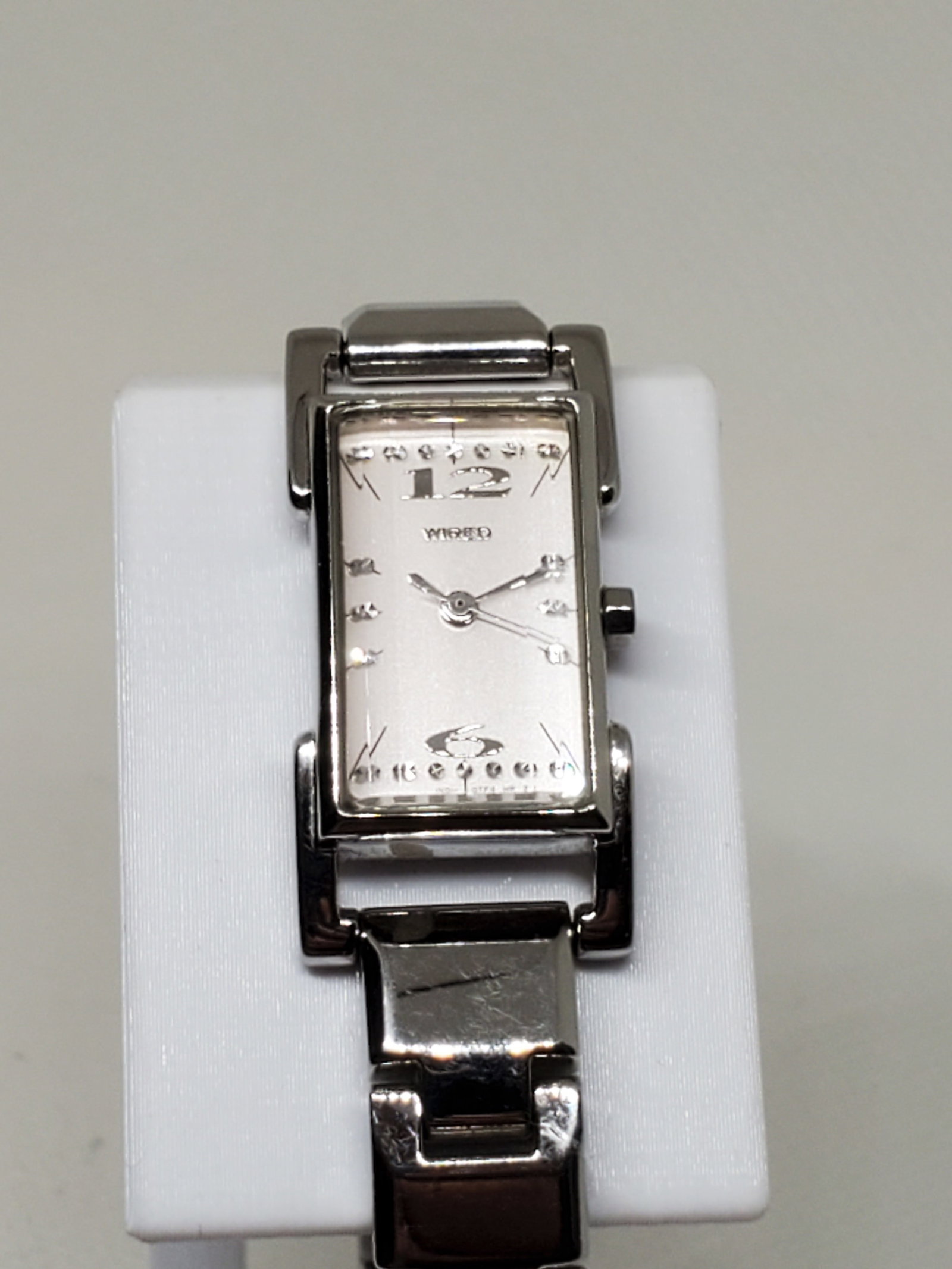 Seiko Wired Cut Glass Watch, 2000s, Working (1 of 10)
