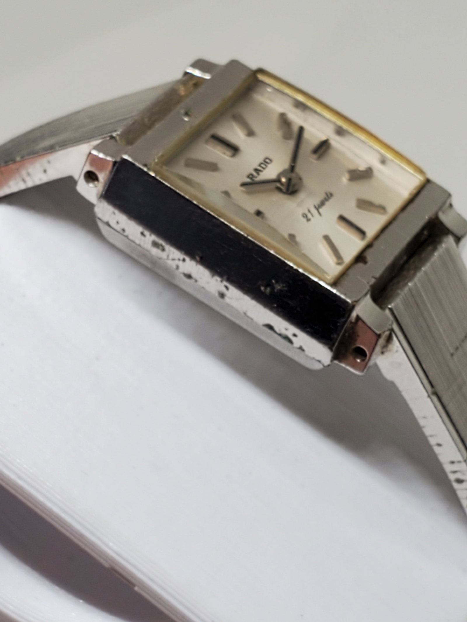 Rado Silver Manual Watch, 1970s, Working - 6