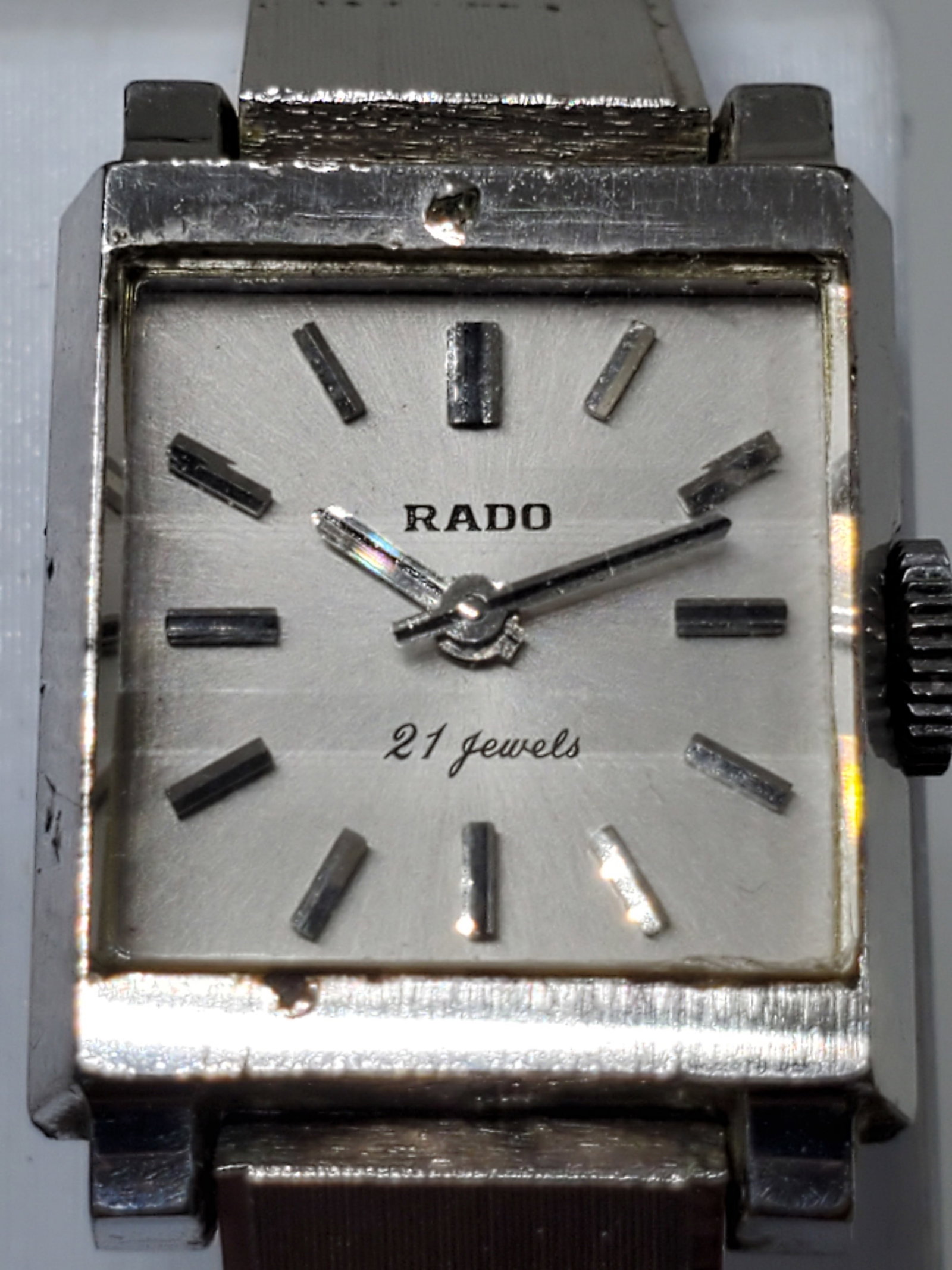 Rado Silver Manual Watch, 1970s, Working - 7