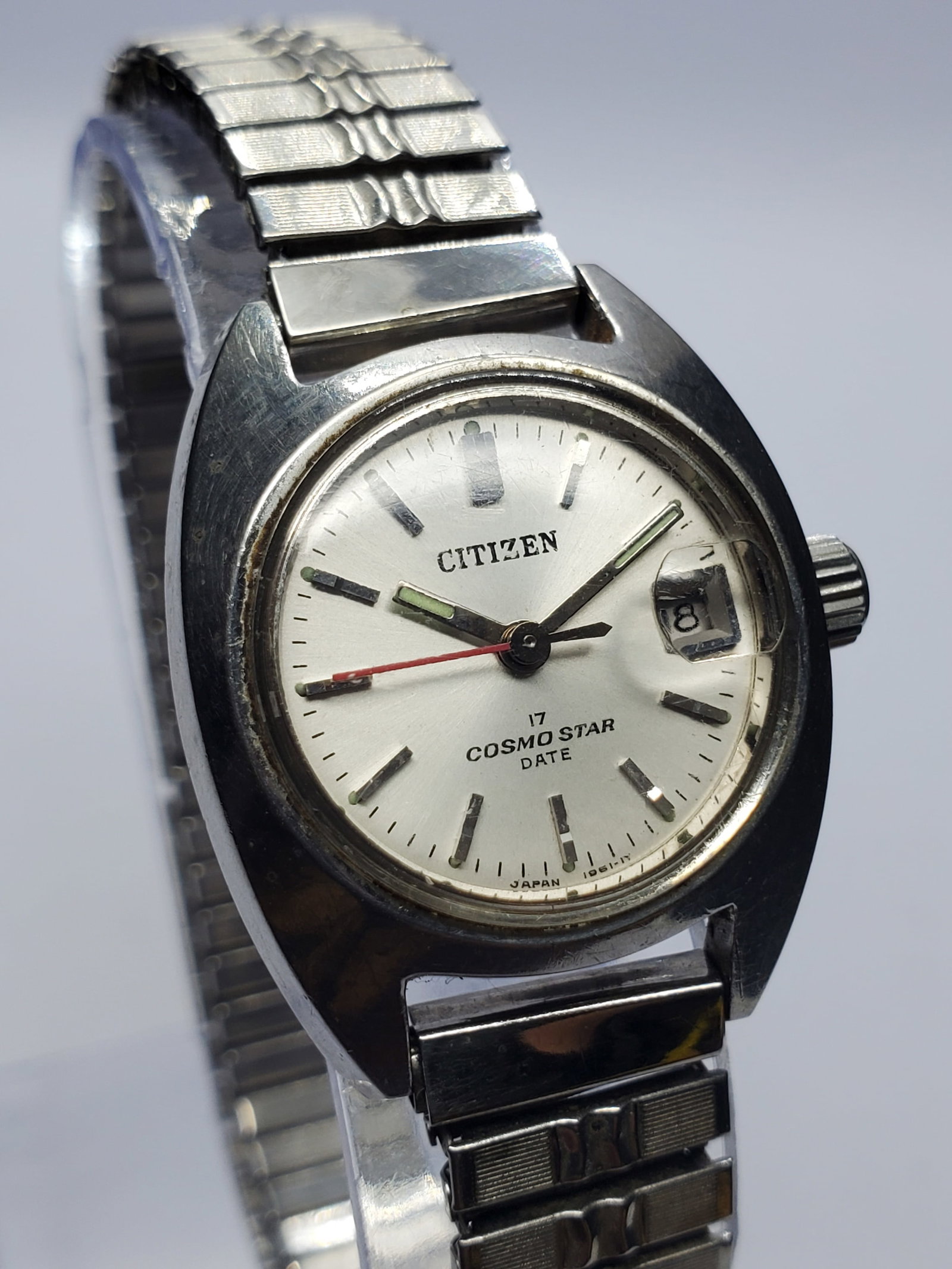 Citizen Cosmo Star Automatic 17 Jewels Watch Japan, 24mm, 1968, Working (1 of 11)
