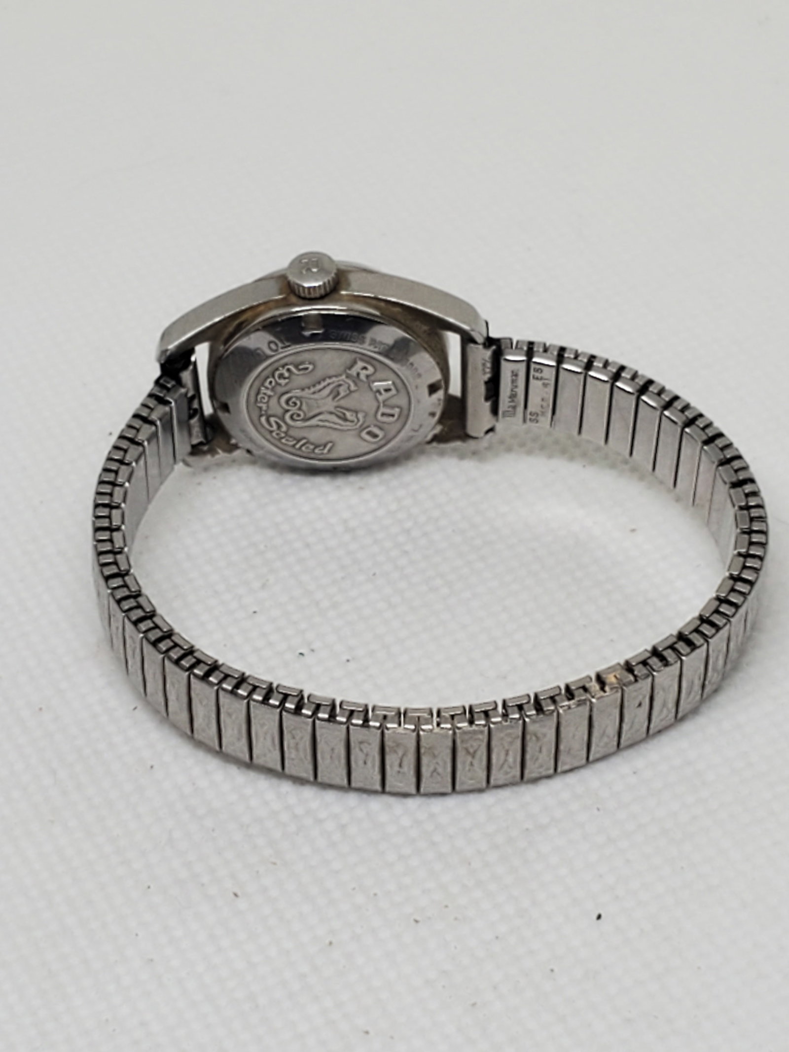 Vintage Rado Green Horse Automatic 33mm Silver Dial Swiss Made Dress Watch, circa 1965 to 1968, - 7