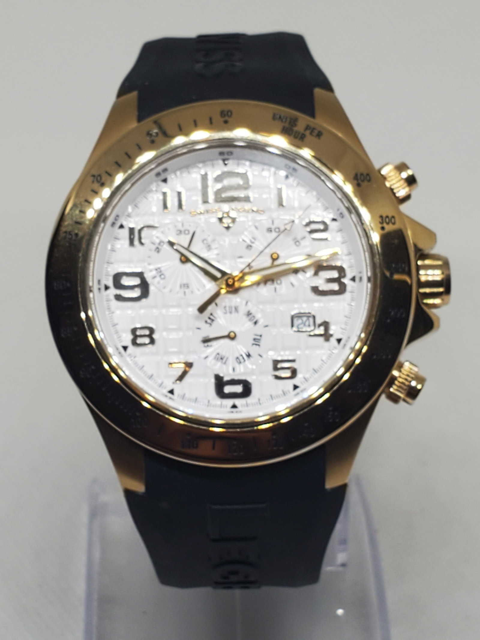 Swiss Legend Eograph Chronograph Watch, 45mm, 2010s, Running (1 of 10)