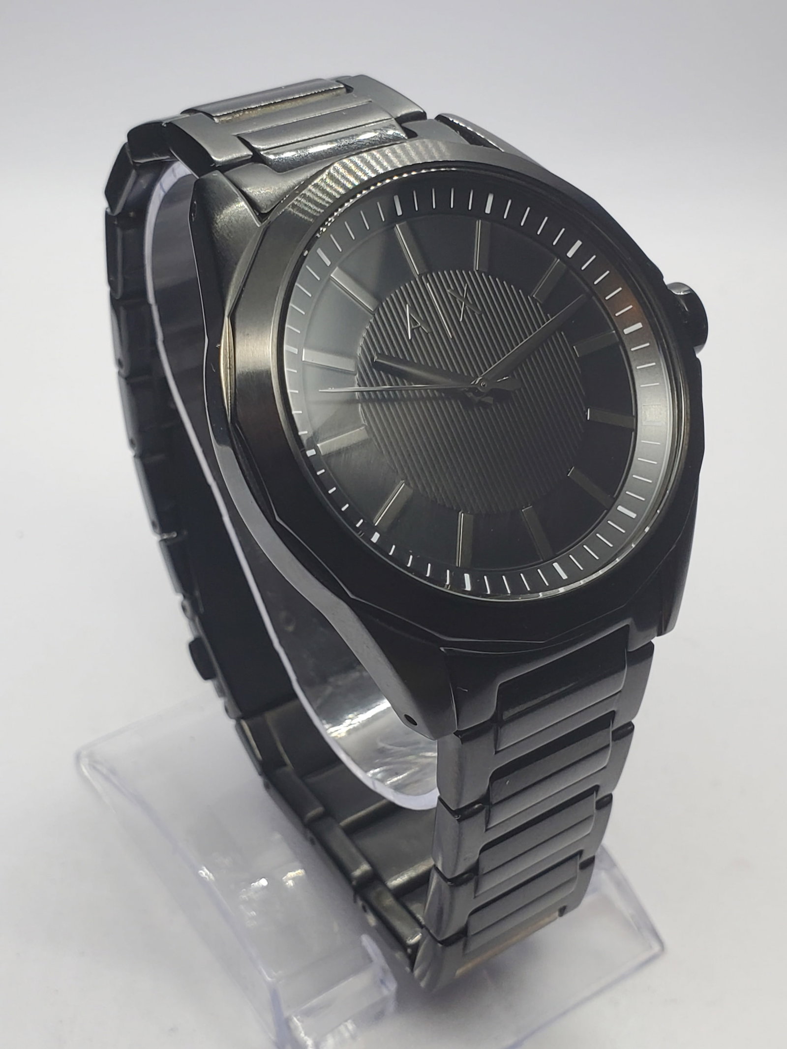 Armani Exchange AX2620 Black Ion Watch, 44mm, 2020, Running, Like New (1 of 13)