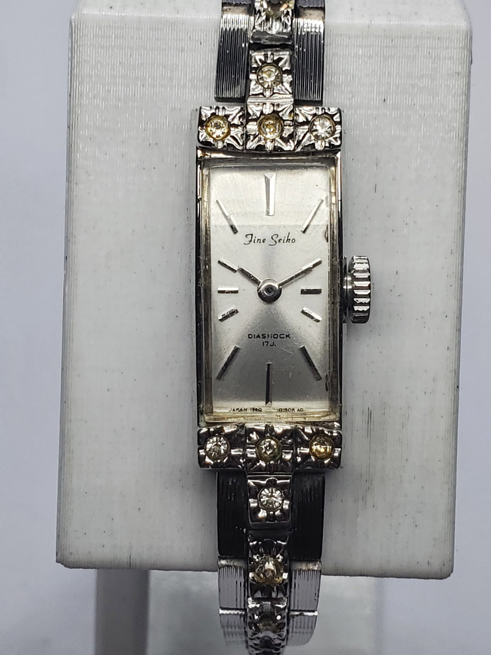 Vintage Fine Seiko WGP 17J Manual rystal Dress Watch, 11x26m, 1967, Running