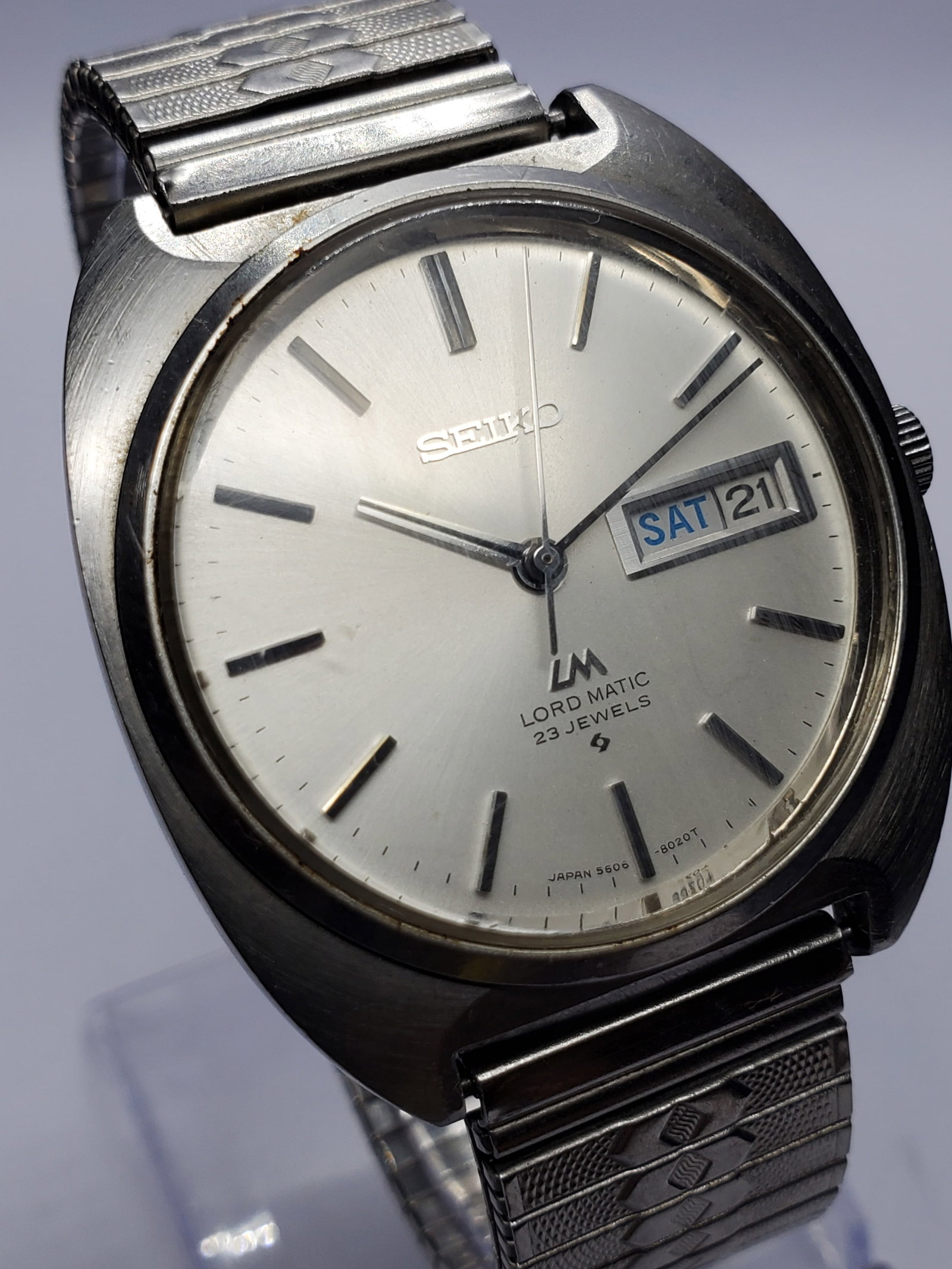Vintage Seiko Lord Matic 5606-8020 Automatic 23 Jewels, 36mm, 1970, Running (1 of 15)