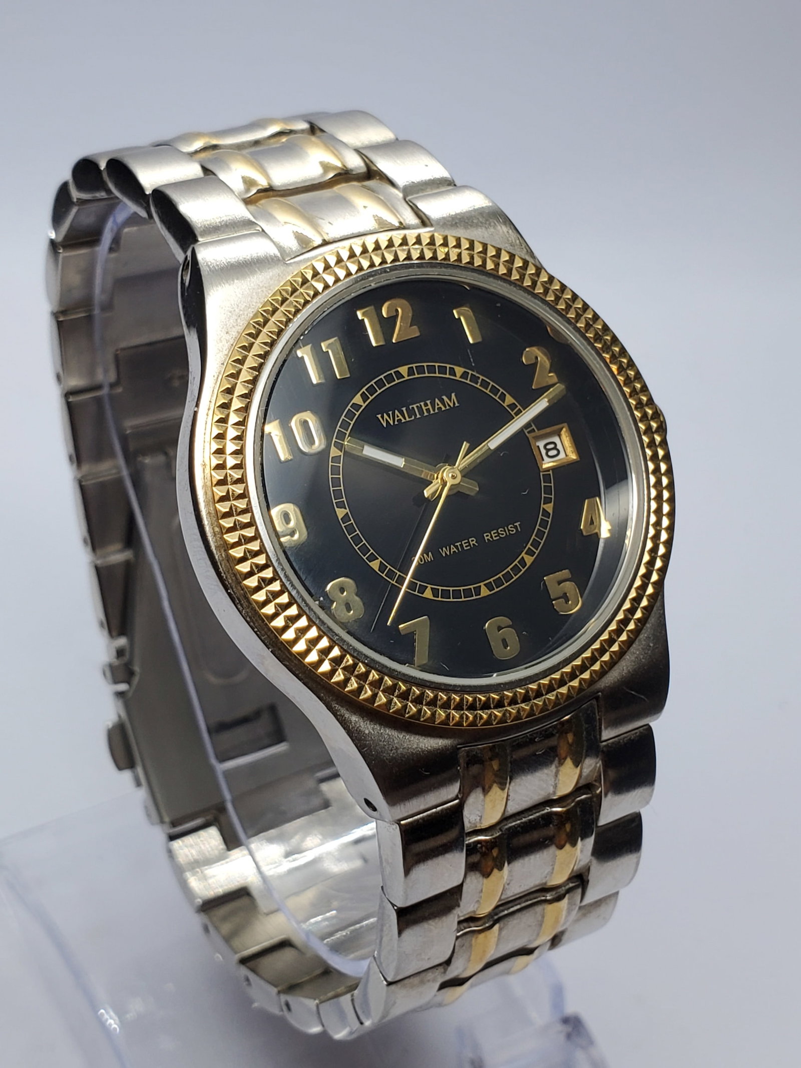 Vintage Waltham Dual Tone Sport Quartz Watch, 37mm, 2000s, Running (1 of 13)
