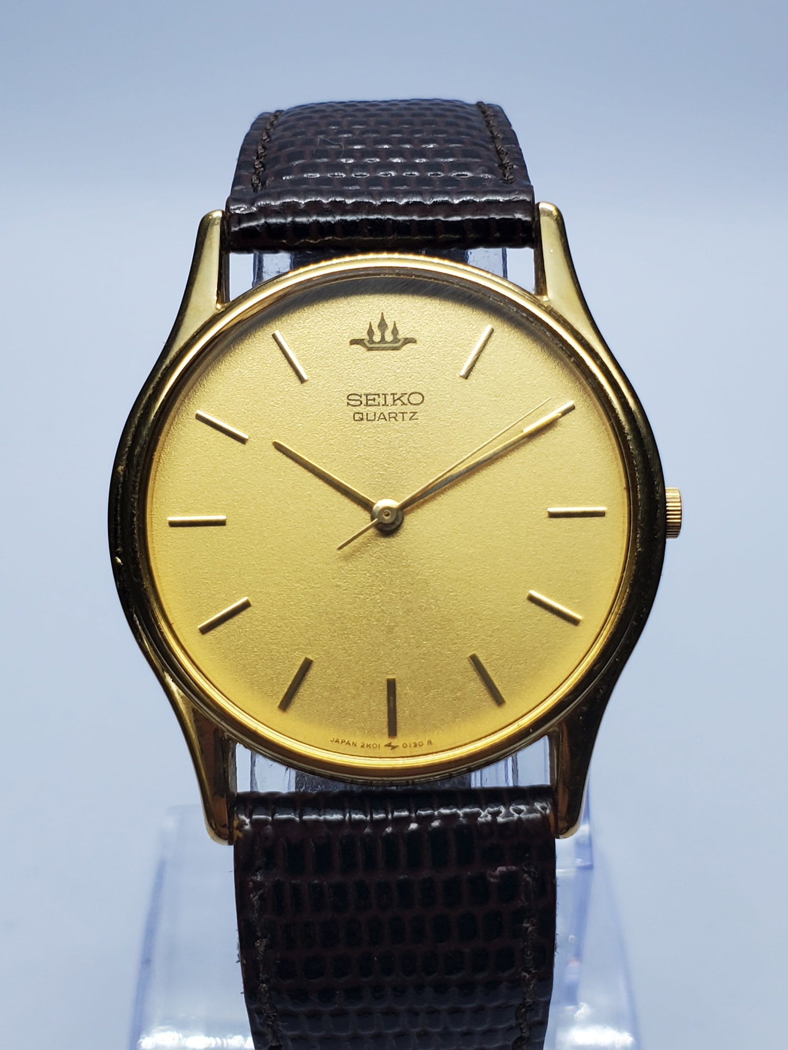 Vintage Seiko Galaxy Gold Plated Watch, 30mm, 1989, Running (1 of 13)