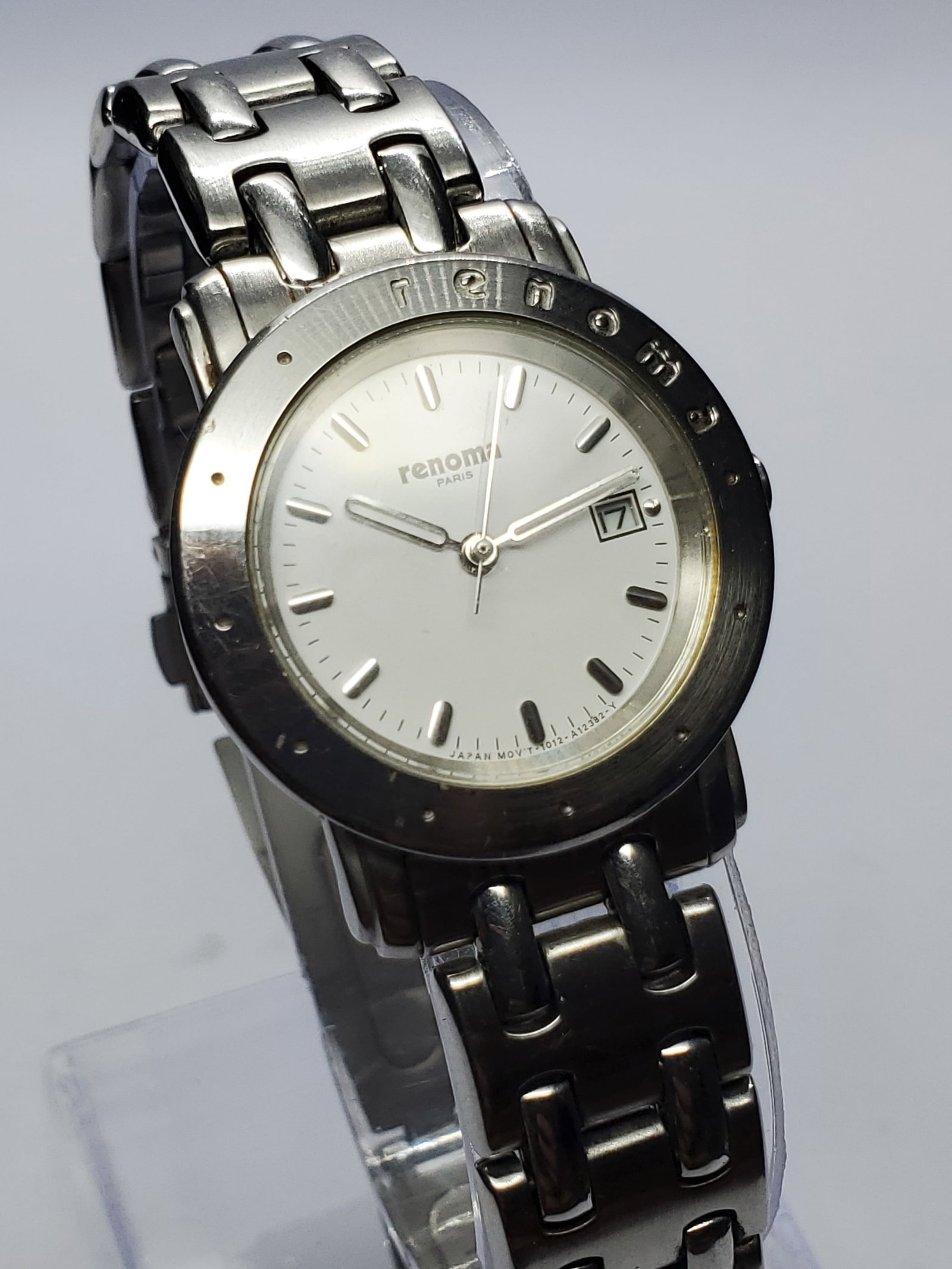 Vintage Citizen Renoma Paris White Dial Watch, 27mm, 1997, Running (1 of 13)