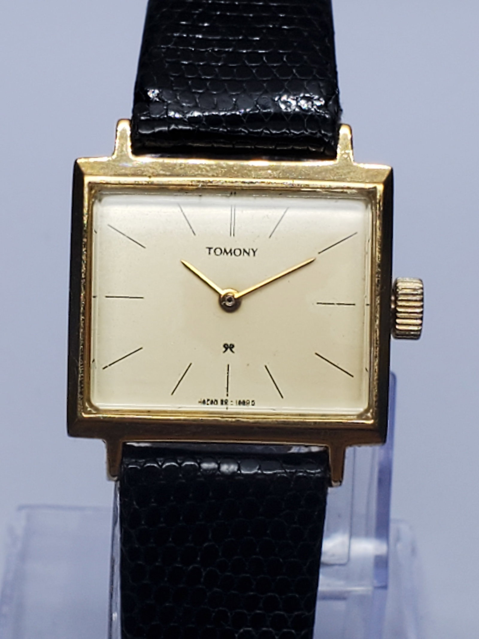 Vintage Seiko Tomony Manual Gold Plated Tank Dress Watch 25mm, 1978, Running