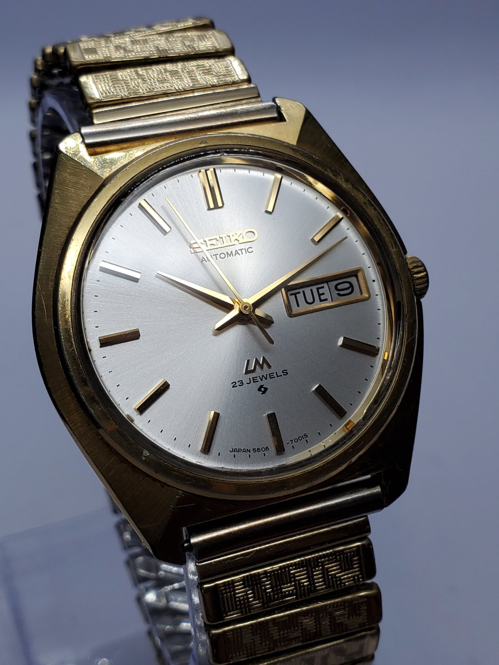 Vintage Seiko Lord Matic 5606-7000 Gold Plated Automatic 23J Watch, 36mm, 1970, Running (1 of 15)