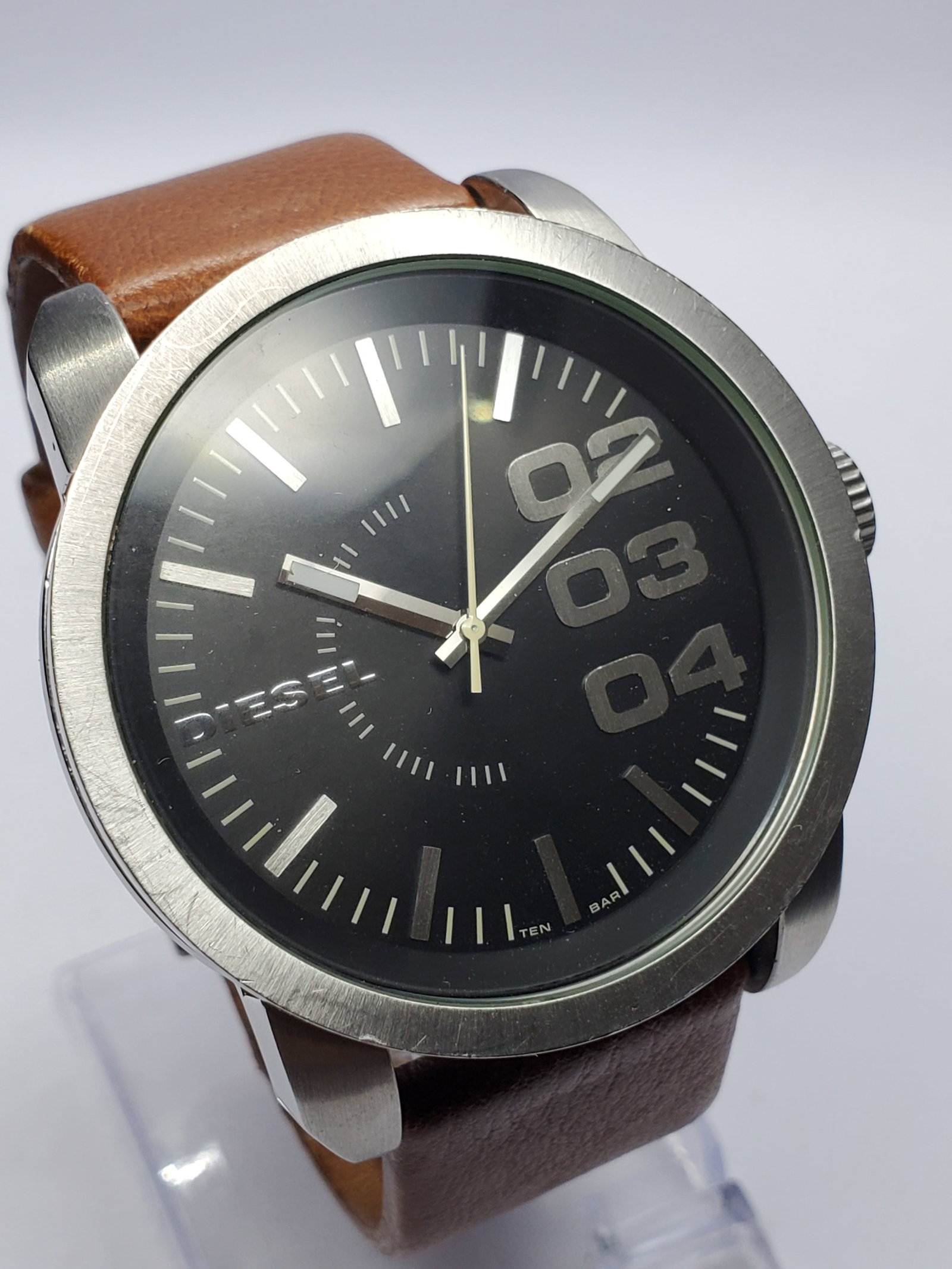 Diesel Oversized Black Dial Sports Watch, 46mm, 2010s, Running (1 of 15)