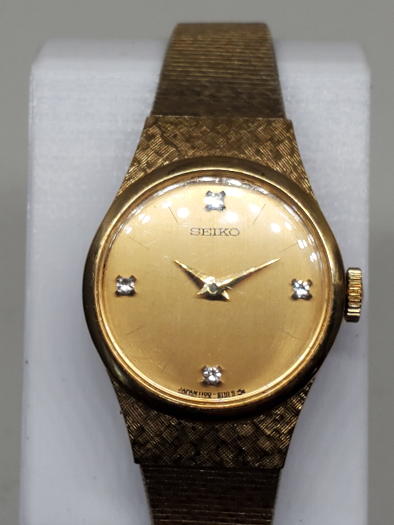 Vintage Seiko Ladies Gold Plated Watch, Manual, 1971, Running (1 of 14)