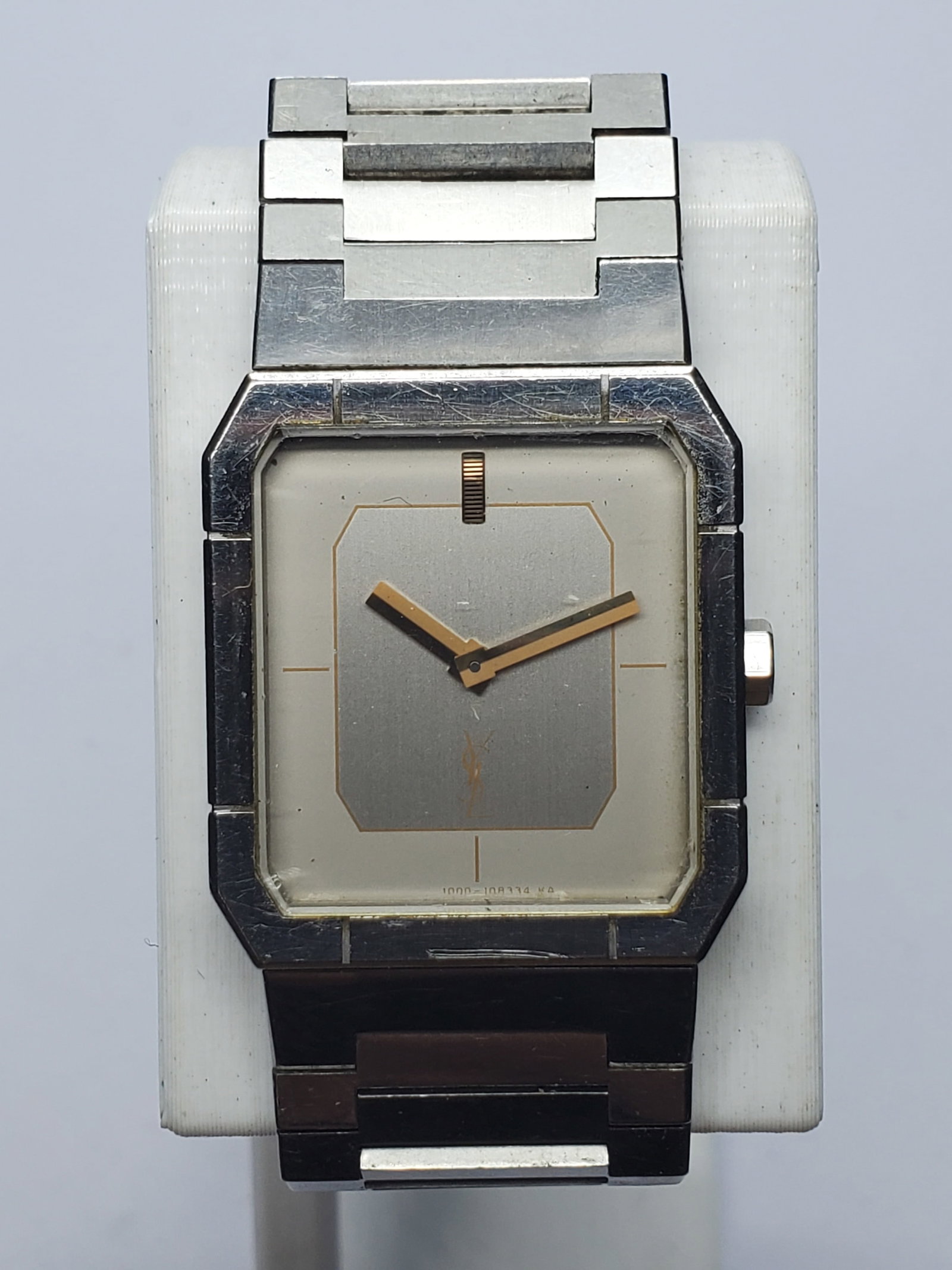 Vintage YSL Citizen Silver Quartz Ladies Watch, 23x26mm, 1980s, Working (1 of 13)