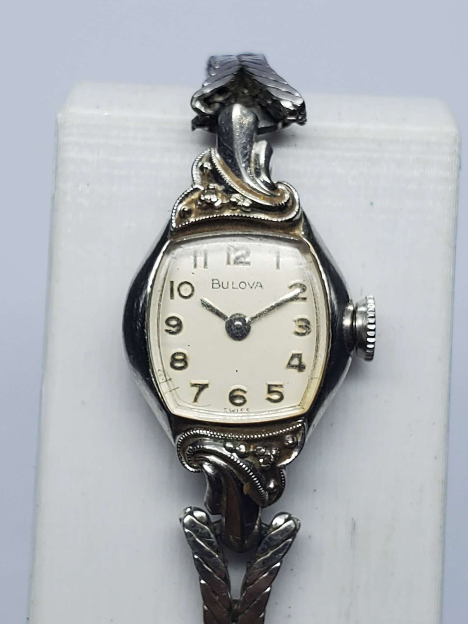 Vintage Bulova M2 Art Deco Diamond Manual Ladies Watch, 1962, Running (1 of 12)