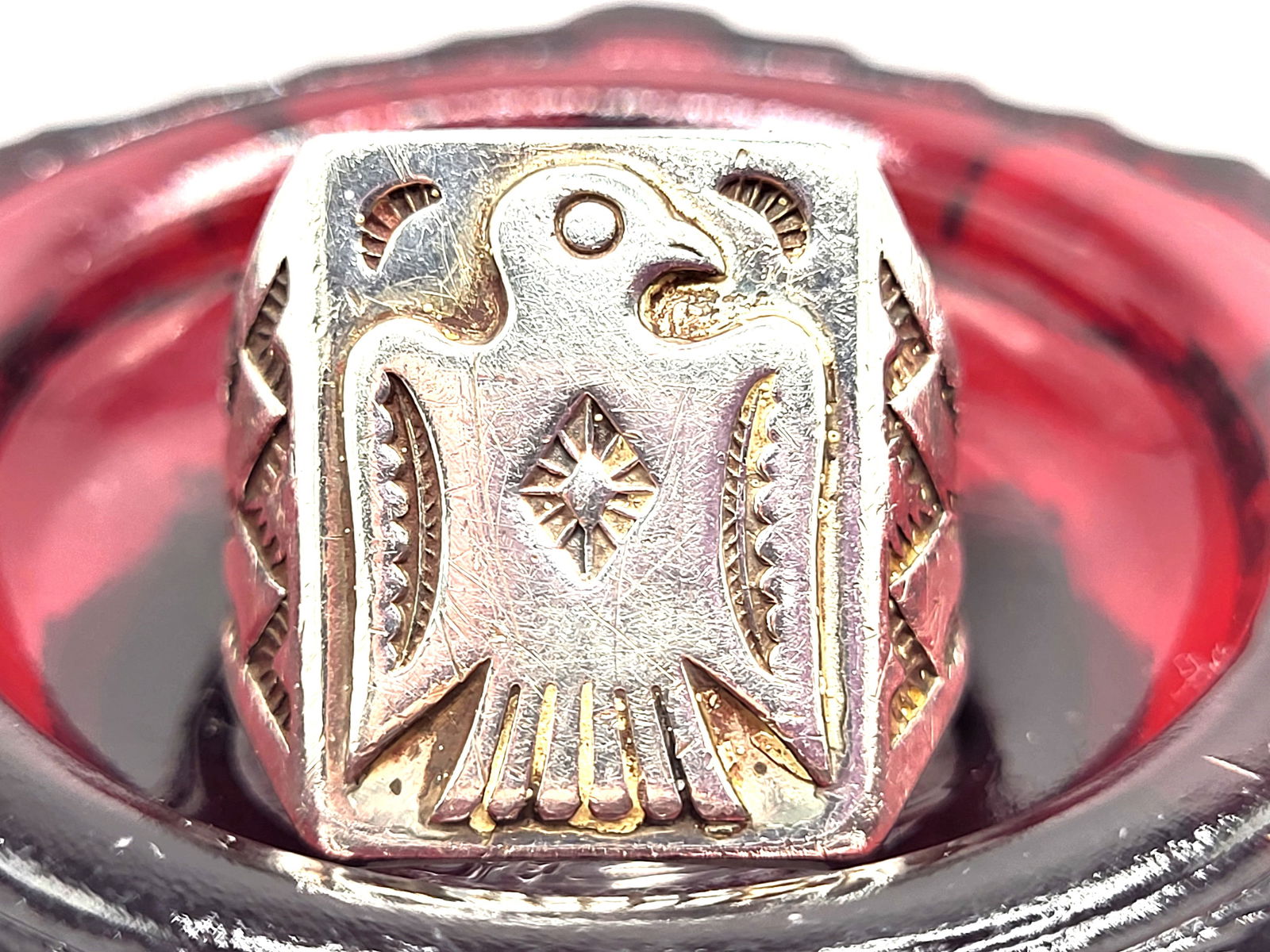 Vintage Bell Trading Co Thunderbird Ring .925 (1 of 10)