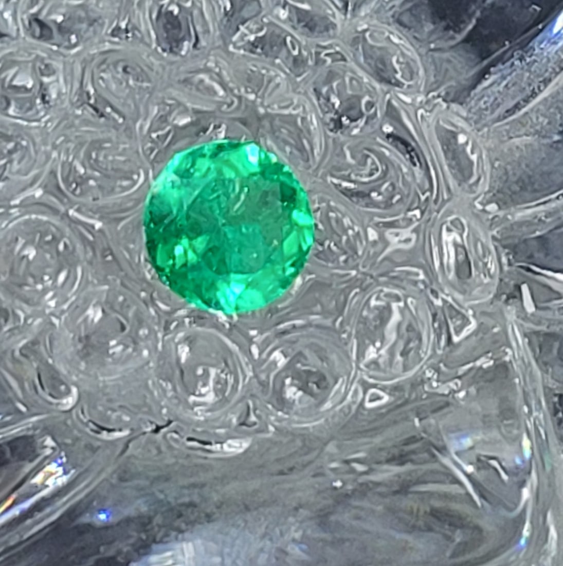 .40ct Muzo Colombian Emerald Round Loose (1 of 9)