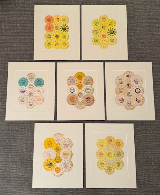 1938 Milk Bottle Top Collection (7 Matted Pages) (1 of 8)