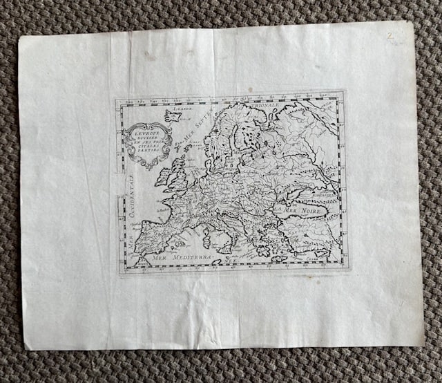 1653 Map of Europe (1 of 2)