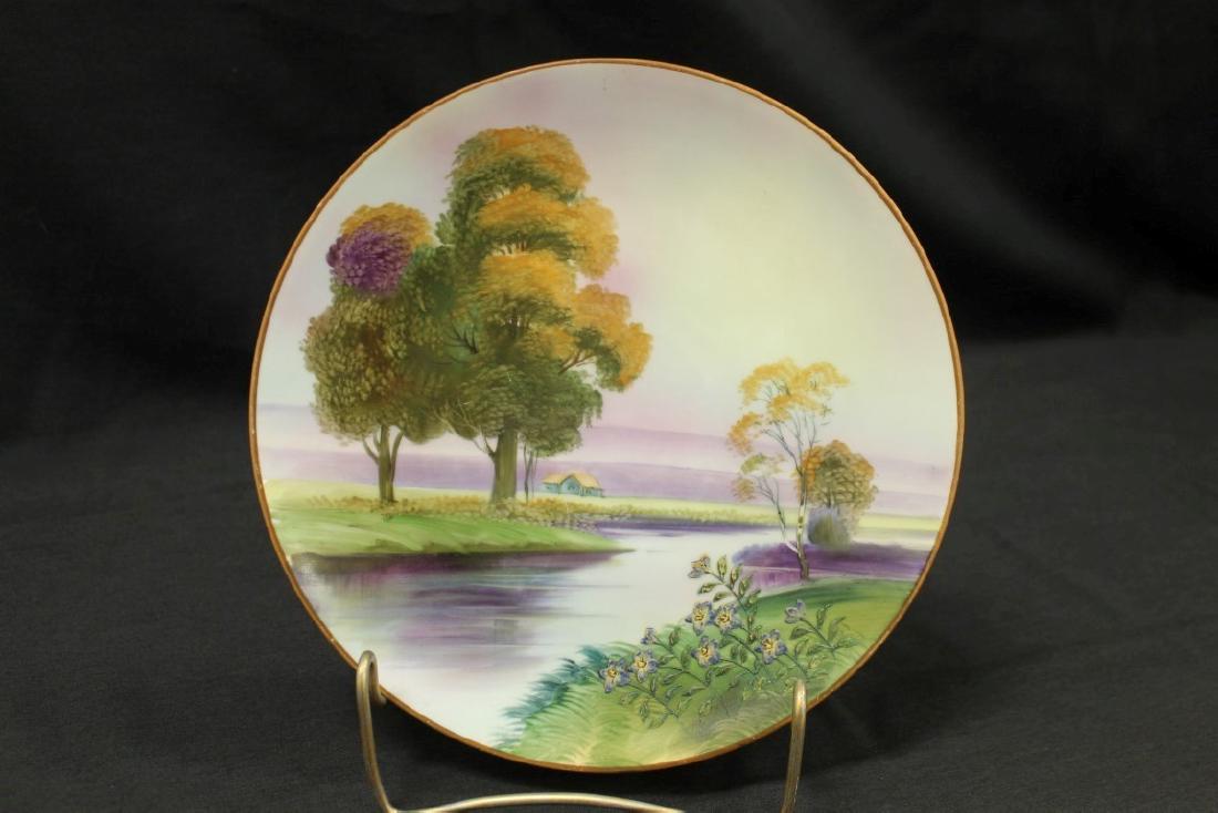 Nippon Green M in wreath 9" landscape plaque with (1 of 2)