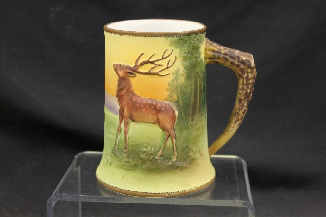Nippon Green M in wreath 4 3/4" Elk/stag (1 of 5)