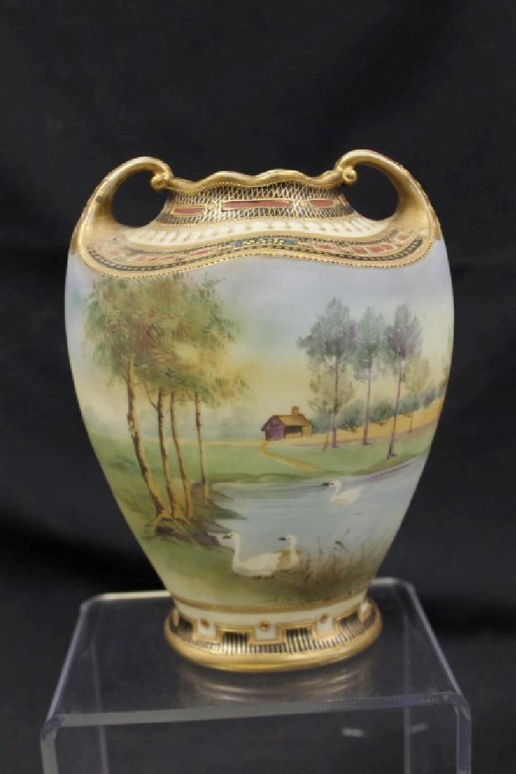 Nippon Blue Maple Leaf matte finish 7 3/4" landscape (1 of 4)