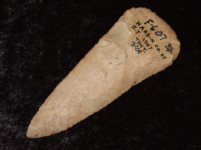 3 5/8" Cobbs Blade. Hardin Co., KY: 3 5/8" Cobbs Blade. Hardin Co., KY