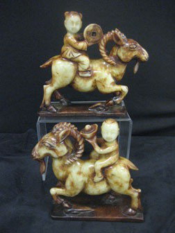 Jade carving.