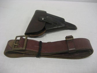 P-38 Soft type holster Gxy 1944, and NSDAP or earl: P-38 Soft type holster Gxy 1944, and NSDAP or early Luftwaffe Officer's belt.