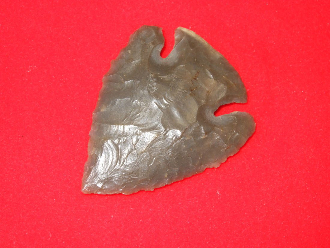 2 1/8" Sonora flint Lost Lake point. Central KY.: 2 1/8" Sonora flint Lost Lake point. Central KY. Ex: Caldwell collection