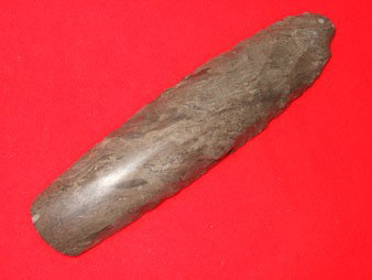 5 5/8" polished flint chisel. Western KY: 5 5/8" polished flint chisel. Western KY