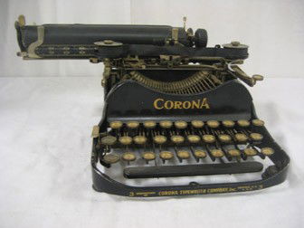 Corona No. 3 typewriter.: Corona No. 3 typewriter.