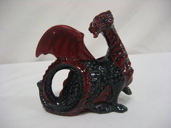 Royal Doulton flambe Dragon. HN3552. Exclusively : Royal Doulton flambe Dragon. HN3552. Exclusively for Collectors Club modelled by Robert J. Tablew 1993.