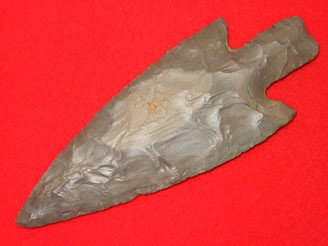4 3/4" KY Hornstone Bucks Creek Point - Bourbon Co.: 4 3/4" KY Hornstone Bucks Creek Point - Bourbon Co., KY - Ex. C. H. Long collection