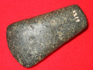 3" Miniature Flared bit Celt - Found near Serpent : 3" Miniature Flared bit Celt - Found near Serpent Mound, OH - Rare and Exceptional for Type