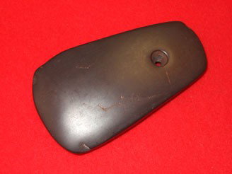 3" Hematite Drilled Pendant - Very Fine - Ex. Doc: 3" Hematite Drilled Pendant - Very Fine - Ex. Doc Glass Collection