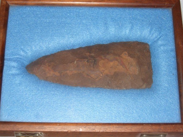 7 3/4" Hematite celt found in Mason Co., KY: 7 3/4" Hematite celt found in Mason Co., KY