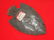 99: Very Fine 3 5/8” Indiana Hornstone Hopewell Point f - 2