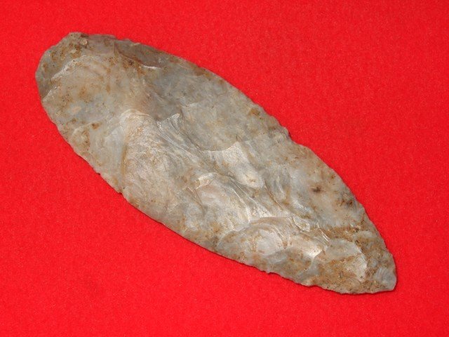 Fine 4 5/16” Boyles Flint Adena Leafblade Mason Co: Fine 4 5/16” Boyles Flint Adena Leafblade Mason Co. KY