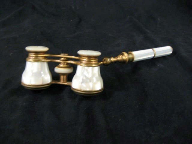 Laville Paris mother-of-pearl opera glasses: Laville Paris mother-of-pearl opera glasses