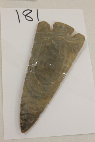 Contemporary 5 1/4" KY Hornstone Lost Lake point: Contemporary 5 1/4" KY Hornstone Lost Lake point