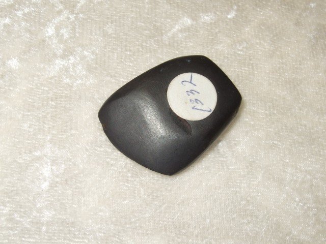 1 7/16" polished Hematite celt found in Mason Co.,: 1 7/16" polished Hematite celt found in Mason Co., KY on 12-19-89