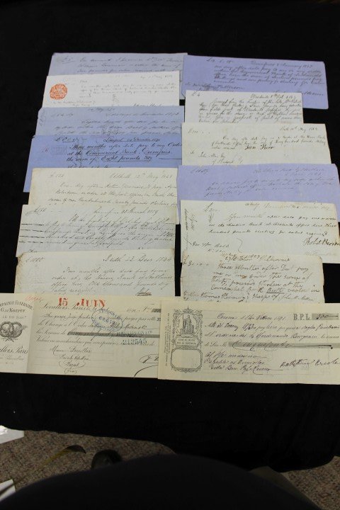 notes: 1891; (2) 1895; 1873 and 1883 Scotland; 1870 Li: notes: 1891; (2) 1895; 1873 and 1883 Scotland; 1870 Liverpool; 1868 Old Hall; 1857-59-67 Dumfries; 1863 Woodside with revenue stamp; 1844 and 1862 Bath; 1861 Kirkland Park by Strathaven; 1829 Melbourn