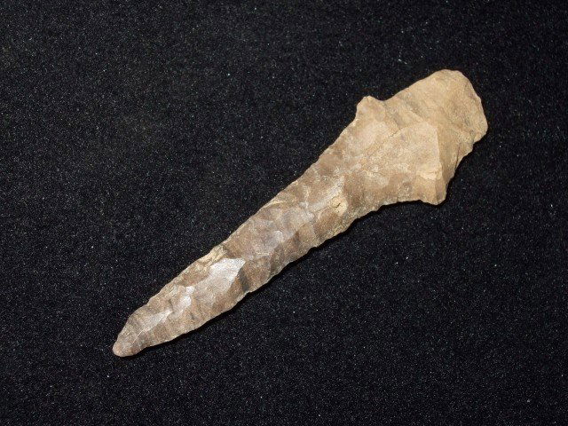 2 7/8" dover flint Benton drill, Humphreys Co., TN: 2 7/8" dover flint Benton drill, Humphreys Co., TN