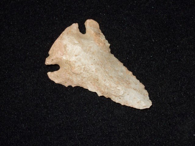 1 3/4" Boyles flint Pinetree corner notch, Mason Co., K: 1 3/4" Boyles flint Pinetree corner notch, Mason Co., KY