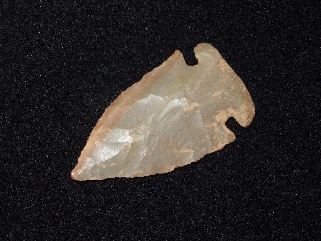 1 11/16" Carter Cave flint side notch Dovetail, Bourbon: 1 11/16" Carter Cave flint side notch Dovetail, Bourbon Co., KY