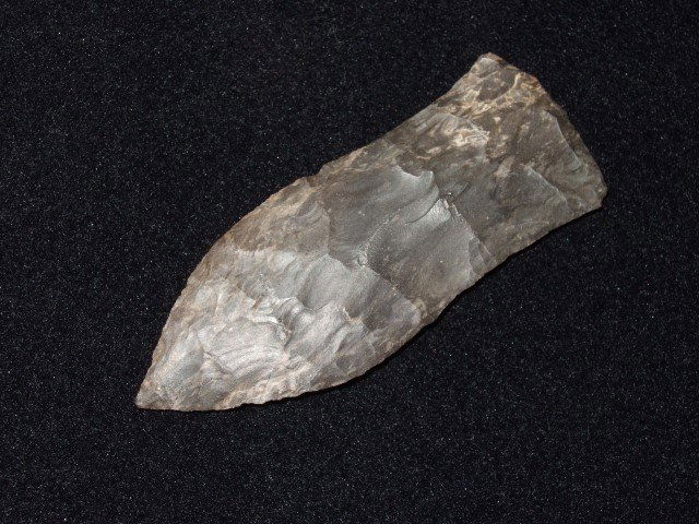 Fine 3 1/16" banded Dover flint Copena Classic point: Fine 3 1/16" banded Dover flint Copena Classic point