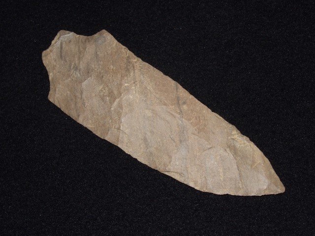 Fine 5 1/4" dover flint Ledbetter point: Fine 5 1/4" dover flint Ledbetter point