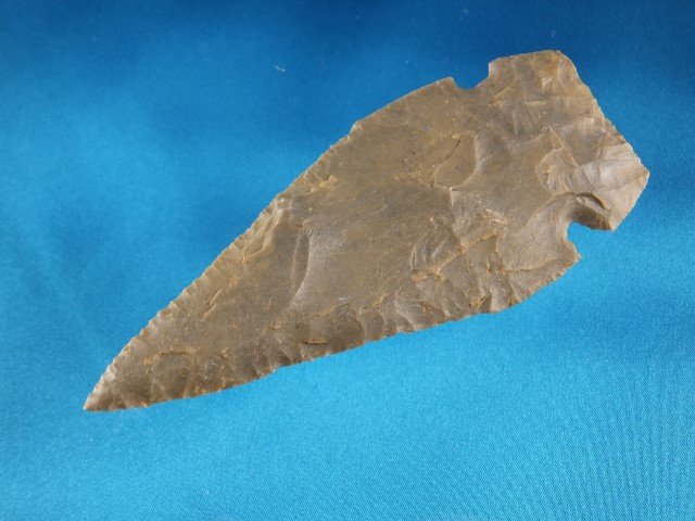 Fine 4 1/8" White River Side Notch point, AR: Fine 4 1/8" White River Side Notch point, AR