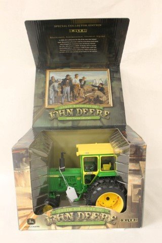 Ertl 1:16 scale 200th Birthday of John Deere 4520: Ertl 1:16 scale 200th Birthday of John Deere 4520 tractor with cab, Special Collector Edition, 2004, Second in a Series.