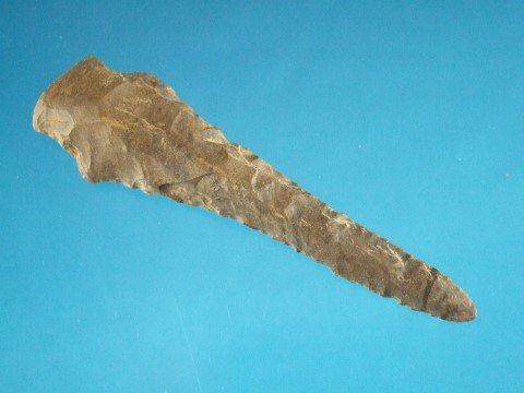 3 3/16” Dover flint Benton drill, Humphreys County, TN: 3 3/16” Dover flint Benton drill, Humphreys County, TN